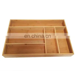 Home Organiser Multifunctional Tool Tackle Beads Sundries Bamboo and Wood Hard Case Boxes and Storage Cabinets Compartment Bins thumbnail-1