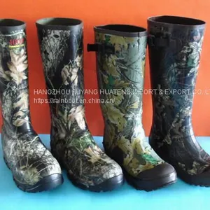 Camo Rubber Boots,Hunting Camo Boots,Safety Rubber Boots.Rubber Rain Boot,Forest Camo Rain Boots,Loggers Boots thumbnail-2