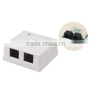 Dual Port Cat.5e and Cat.3 Surface Box thumbnail-2