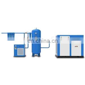 Bison China Air Screw Pump 7.5kw 15kw 22kw Silent High Pressure 11kw Oil Free Low Noise Rotary Screw Type Air Compressor thumbnail-3