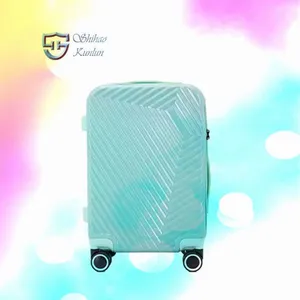 Wholesale Fashion Colorful Carry-on Travel Trolley ABS Suitcase Luggage Customized Bags and Luggage for Men and Women thumbnail-3