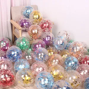 Factory Direct Themed Confetti Balloons - Navy Gold, Pink White, 50 Pcs, for Branded Events thumbnail-2