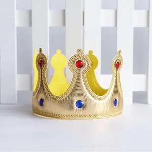 Jeweled Golden Crowns - for Baby Shower & Kids' Birthday Party Costume Accessories thumbnail-2
