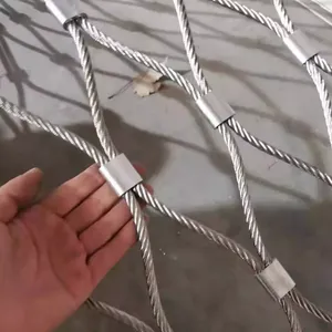 304 Stainless Steel Rope Mesh for Stadium Seating Safety Barriers thumbnail-1