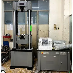 HST 300kN Computer Control Hydraulic Universal Testing Machine Class 0.5 Spoke Sensor 6 Columns Frame Universal Testing WAW-300E thumbnail-2