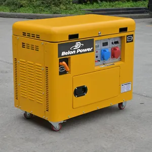 Portable 6KW Dual Power Silent Petrol Generator Electric/Recoil Start Low Noise 68dB thumbnail-1