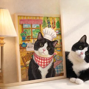 Watercolor Pet Portrait for Home Decor - Acid-Free 300gsm Paper thumbnail-1