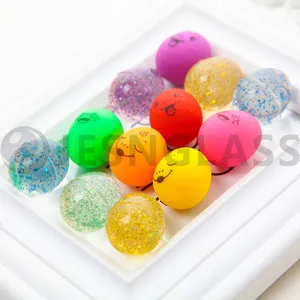 Factory Wholesale Various Design 20mm 27mm 32mm 35mm 38mm 45mm 49mm 56mm 60mm Egg Bouncy Toy Rubber Balls thumbnail-5