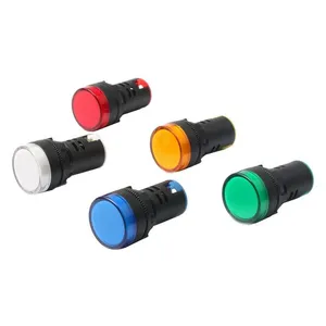 Red/Green/Yellow LED Pilot Light With Polycarbonate Lens for Electrical Enclosures thumbnail-4