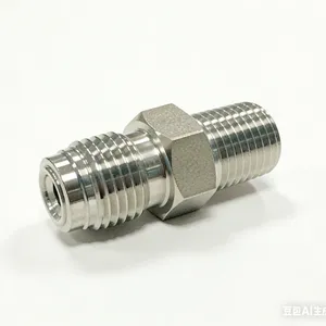 316L Stainless Steel VCR-NPT Adapter With Helium Leak Test Certification thumbnail-5