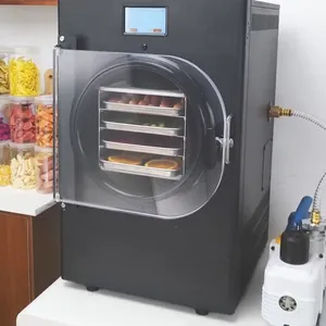 -40C Cold Trap 4KG Stainless Steel Vacuum Freeze Dryer Lyophilization Equipment With Intelligent Control for Laboratory Use thumbnail-1