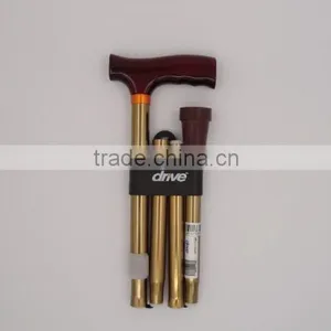 Wooden Cane Walking Sticks Golden Color thumbnail-3