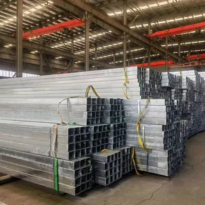 Square Galvanized Steel Pipe and Tube ASTM Standard Cold Rolled Welding & Cutting Services Thick Wall Custom Length thumbnail-3