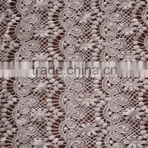 Wholesale Lace Garment Accessory Embroidery Cotton Full Lace Water Soluble Lace Fabric thumbnail-2
