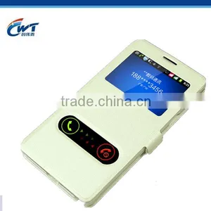 Factory in Shenzhen Fashion pu Leather Hard Case for Iphone 4 5 6 Flip thumbnail-2