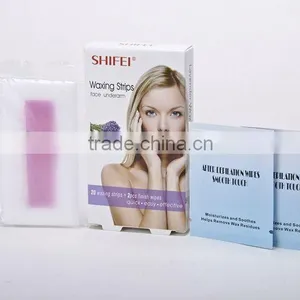 SHIFEI Hot Sale Natural Smell Hair Removal Facial Wax Strips thumbnail-1