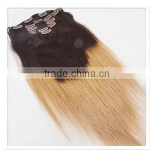 New Products for Europe Virgin Brazilian Hair Clip in Hair Extensions for African American Spring Clip thumbnail-3