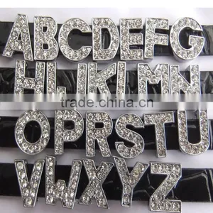 Supply All Size Letters,alloy Diamond Letters, 10mm Slide Letters thumbnail-1