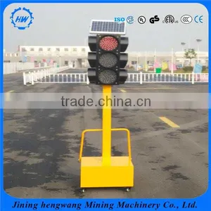 Solar And Electric Road Traffic Warning Light thumbnail-1