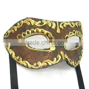 Custume Carnival Accessories HT-HF010 Plastic Half Face Party Eye Mask and Plastic Mask thumbnail-4
