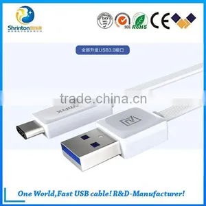 2015 Hottest USB 3.1 Type-c Cable With Super Speed 1M White Type-c Cable thumbnail-1