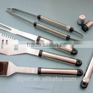 6pcs Apron Bbq Set With Wooden Tool Handle thumbnail-2