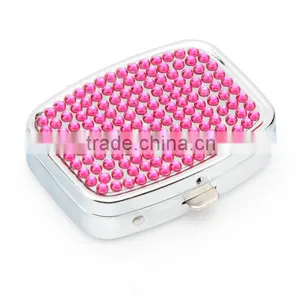 Bling Crystal Pill Case / Pill Organizer / Pill Container thumbnail-2