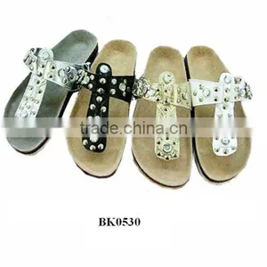 Ladies' Fashionable Flat Cork Slipper / Wooden Slipper thumbnail-1