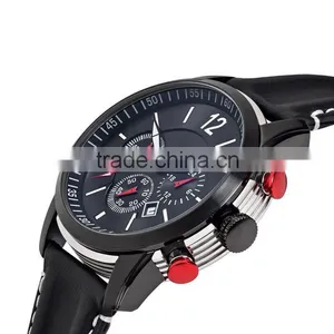 2015 Black Genuine Leather Watches for Adults thumbnail-4