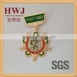 Two Parts Custom Logo Metal Medal thumbnail-1