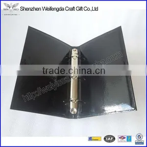 Top-grade Simple Shiny PU A5 Leather Ring Binder thumbnail-1