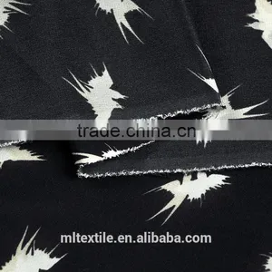 100% Silk Crepe De Chine Woven Beautiful Digital Printing Fabric thumbnail-4