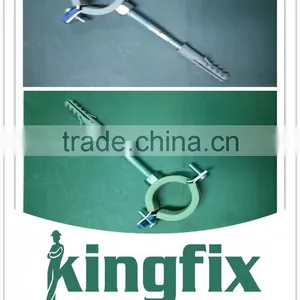 Pipe Clamp With M8 Nut & Gray Rubber & Bolt & Plug thumbnail-1