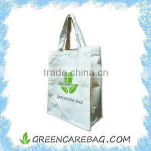 Durable and Washable Natural White Eco Canvas Tote Bag thumbnail-1