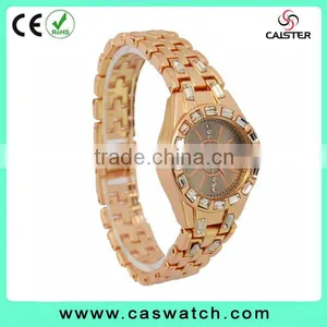 Rose Gold Ladies Watch Fancy Girl Wrist Watches Fashion Diamonds Watch Girl thumbnail-3