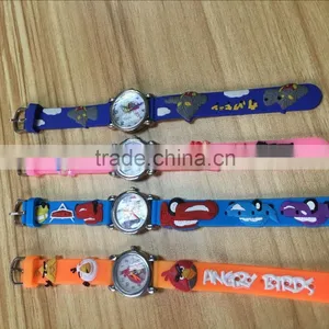 New Stylish Trendy Popular Silncone Kids Watch With Colorful Strap Watch thumbnail-5