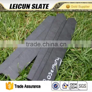The Creative Cut Edge Set of 4 Slate Stone Plant Labels Wholesale thumbnail-1