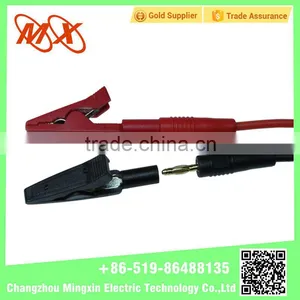2016 Red or Blake High Quality Alligator Clip With PVC Insulator Made In China thumbnail-1