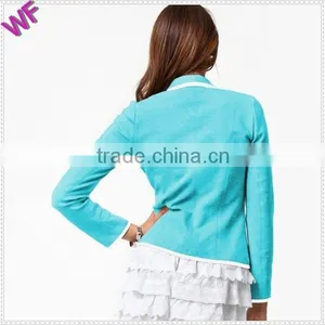 Custom Made High Fashion Women Blazer With Binding thumbnail-2