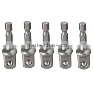 Hex Power Drill Bit Driver Socket Bar Wrench Adapter Extension 1/4" 3/8" 1/2" thumbnail-2
