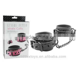 SM Soft Leather Wholesale Handcuffs thumbnail-5