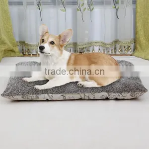 Luxury Inen Fabric Pet Mats With Vintage Style Bed Dog thumbnail-5