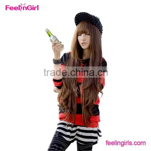 Wholesale Girls Long Straight Anime Cosplay Wigs thumbnail-5