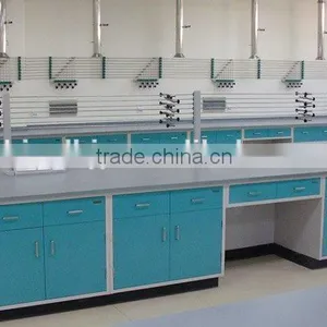 Epoxy Powder Coating Steel Lab Bench Steel Lab Center Bench thumbnail-5
