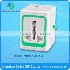 USB Multination Travel Adapter Plug thumbnail-1