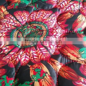 Printed Waterproof Winter Thermal Double-faced Quilting Fabric for Women's Down Jacket thumbnail-2