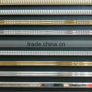 Golden/silver Ceramic Wall Border 600x20mm thumbnail-1