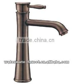 Single Lever Bathroom Vessel Deck Faucet in Oil Rubbed Bronze thumbnail-1