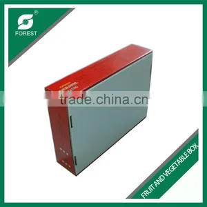 ONE TOP AND ONE BOTTOM STYLE CORRUGATED MANGO PACKING BOX FALT PACK FRUITS SHIPPING CARTONS FOR SALE thumbnail-4