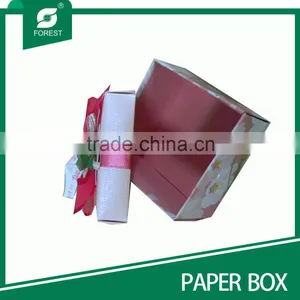 Gift Ring Box Gift Paper Box With Rinbon thumbnail-3